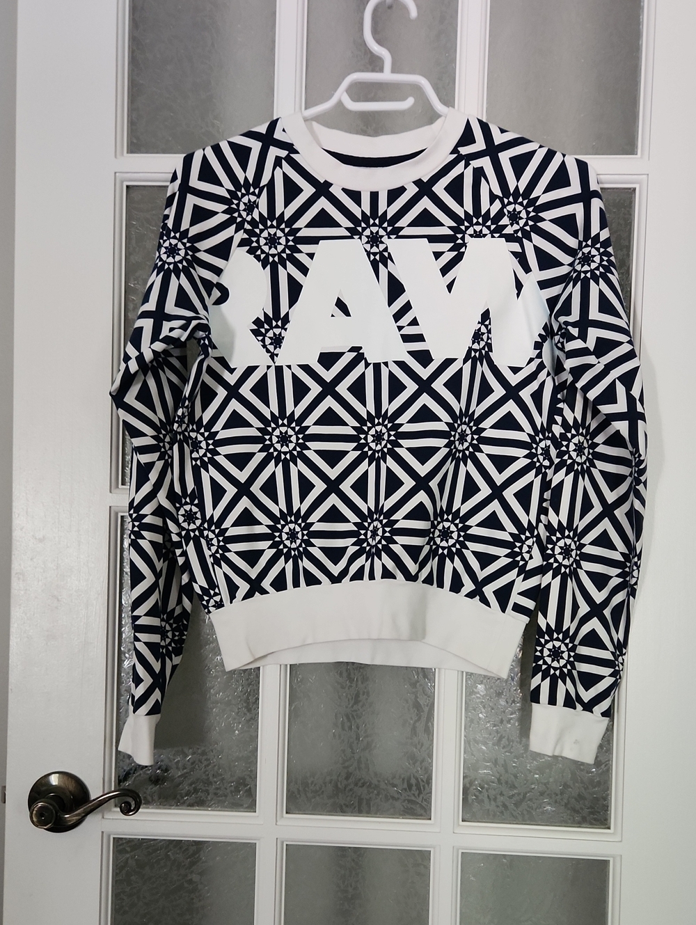 G-STAR Blue & White Light Sweater